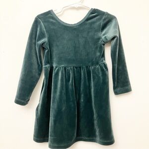 Hanna Andersson velour dress 85 2T